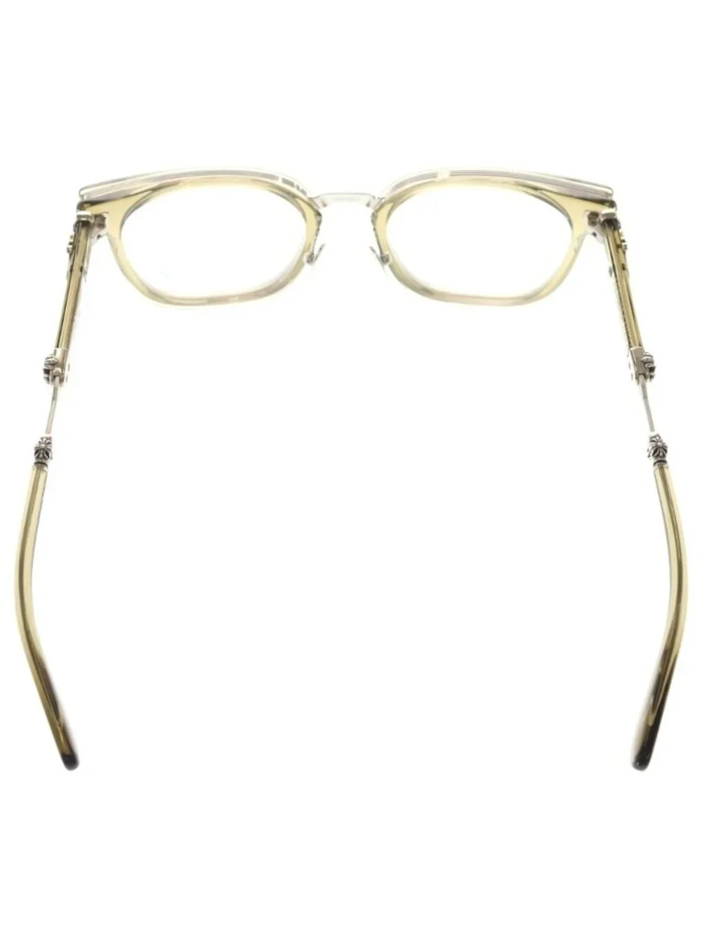 Chrome Hearts Duck Butter Dagger Wellington Sunglasses Eyewear Olive Silver 52